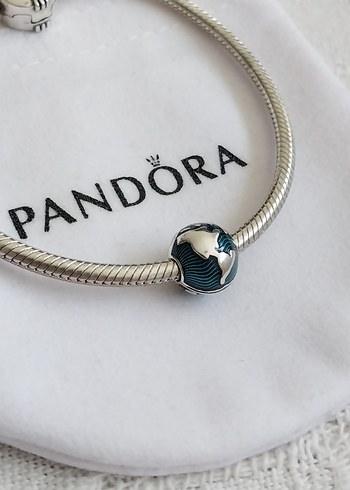 Pandora Mavi Dünya Klips Charm