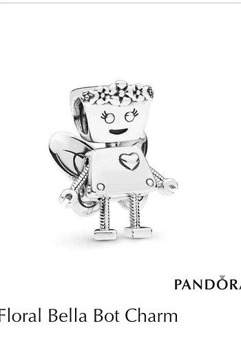 Pandora Floral Bella Bot Charm
