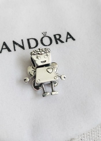 Beden gri Renk Pandora Floral Bella Bot Charm