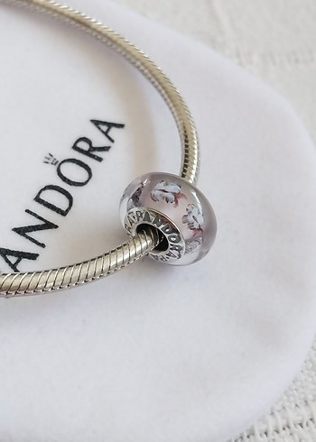  Beden Pandora Tatlı Kelebekler Murano Cam Charm