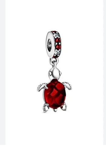 MURANO CAMI KIRMIZI DENİZ KAPLUMBAĞASI CHARM