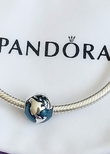Beden mavi Renk Pandora Mavi Dünya Klips Charm
