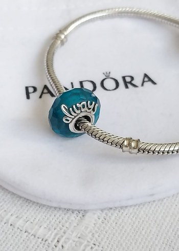 Kesme Yüzeyli  Murano Cam Arkadaşlık Charm - Görsel 4