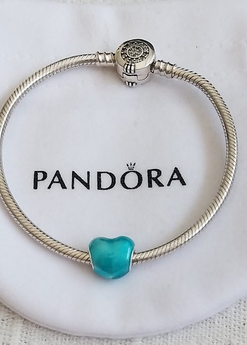 METALİK GÖKYÜZÜ MAVİSİ KALP CHARM - Görsel 6