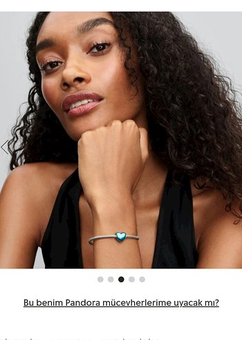 METALİK GÖKYÜZÜ MAVİSİ KALP CHARM - Görsel 2