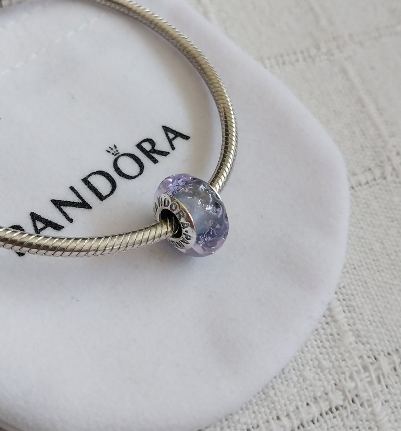 Lavanta Rengi Murano Charm - Görsel 2