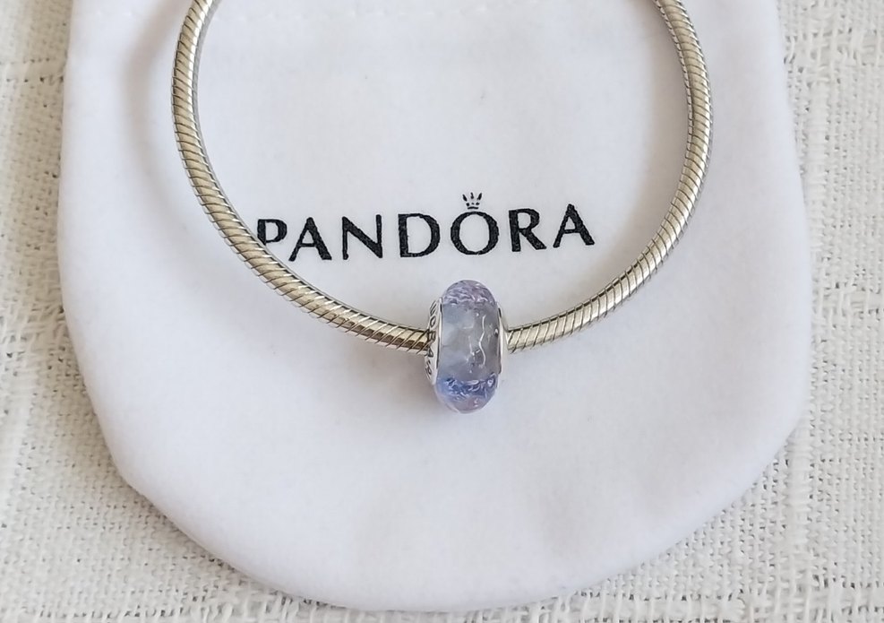 Lavanta Rengi Murano Charm - Görsel 4