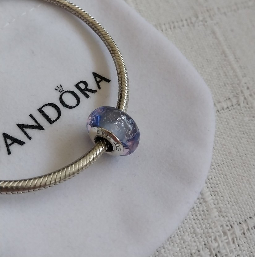 Lavanta Rengi Murano Charm - Görsel 3