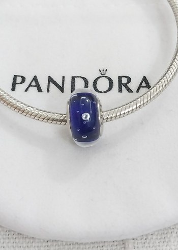 KOYU MAVİ CAM MURANO CHARM - Görsel 2