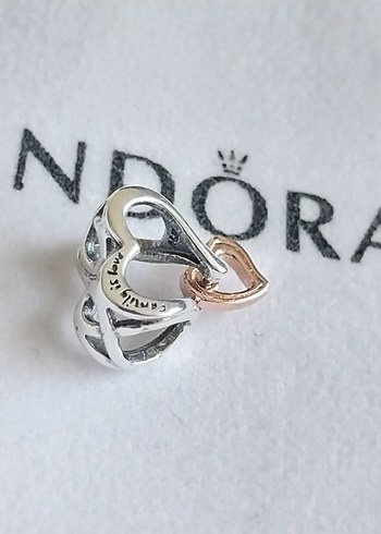 İKİ RENKLİ KAFES İŞİ SONSUZ KALP CHARM - Görsel 5