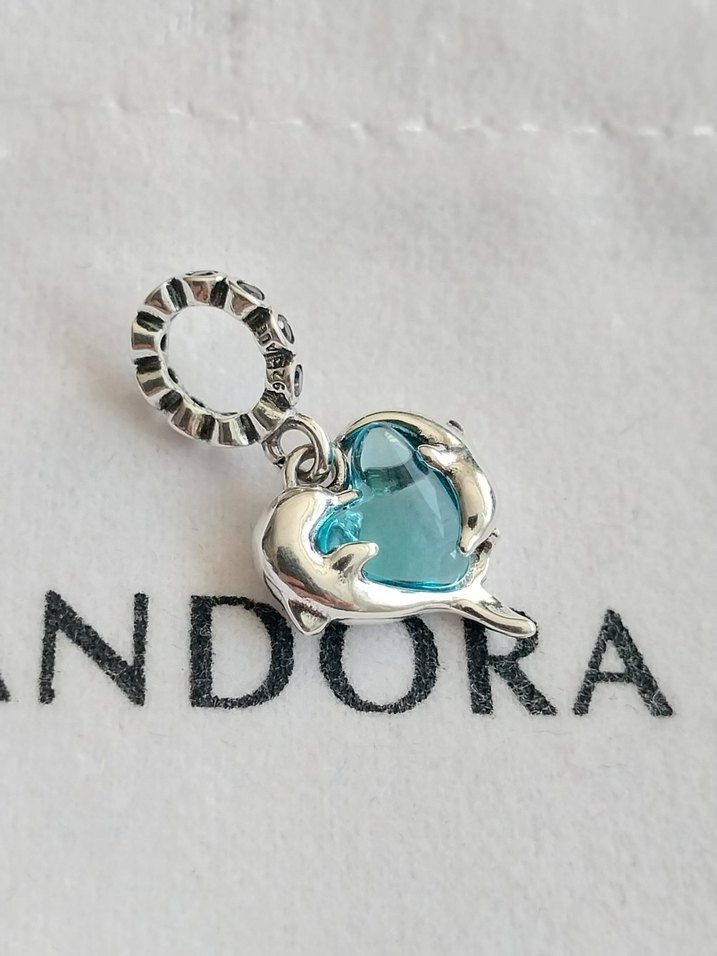 MAVİ MURANO CAMI YUNUSLAR SALLANTILI CHARM - Görsel 4