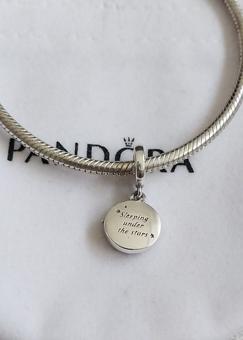 Kamp ve Gece Gökyüzü Çift Sallantılı Charm - Görsel 5