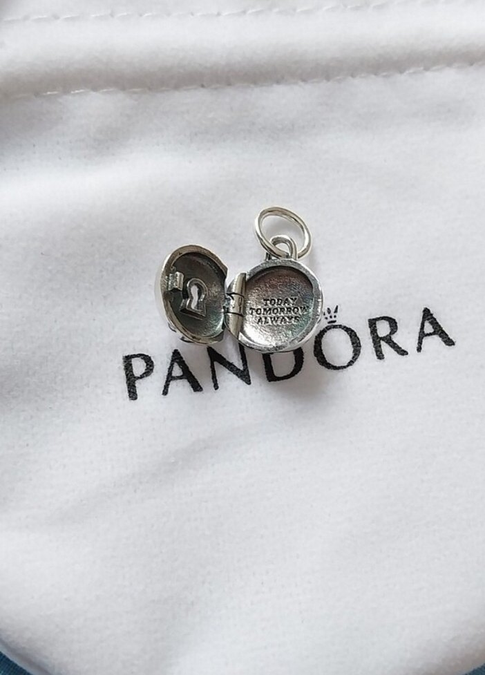 AÇILABİLİR YAZI YAZILABİLİR AŞK MADALYON SALLANTILI CHARM - Görsel 5