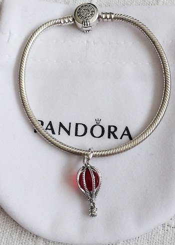 Kırmızı Murano Camı Sıcak Hava Balonu Charm - Görsel 6