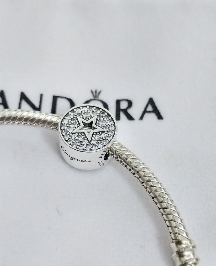 Pavé ve Yıldız Tebrikler Charm - Görsel 3