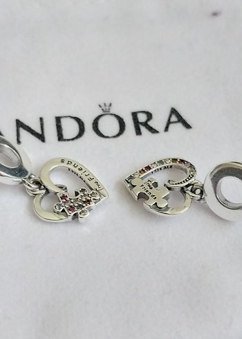 PUZZLE PARÇASI VE KALPLİ ARKADAŞLIK SALLANTILI CHARM - Görsel 3