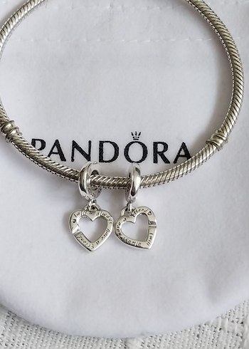 Kız Kardeş Kalpleri Sallantılı Charm - Görsel 2