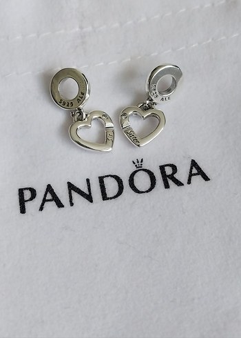 Kız Kardeş Kalpleri Sallantılı Charm - Görsel 3