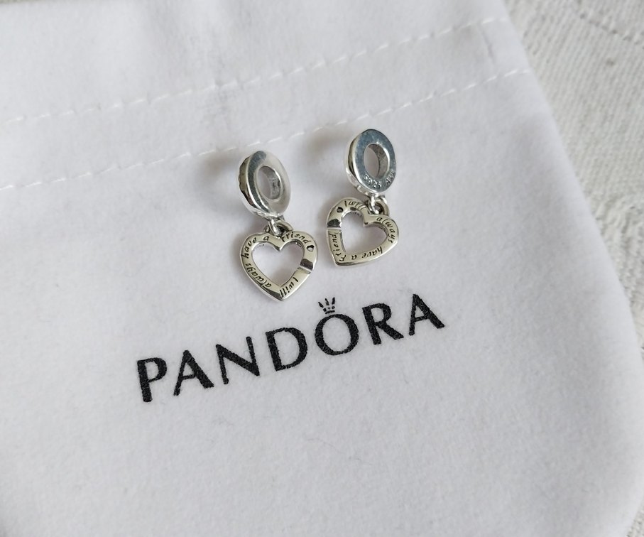 Kız Kardeş Kalpleri Sallantılı Charm - Görsel 4