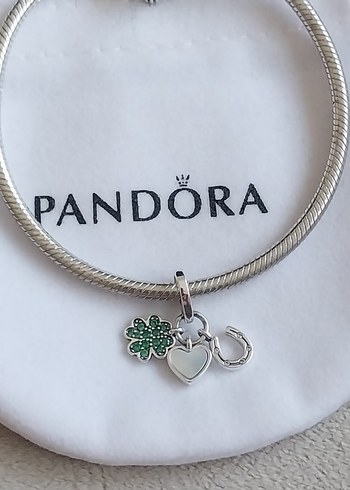 Dört Yapraklı Yonca, Kalp ve At Nalı Charm - Görsel 4