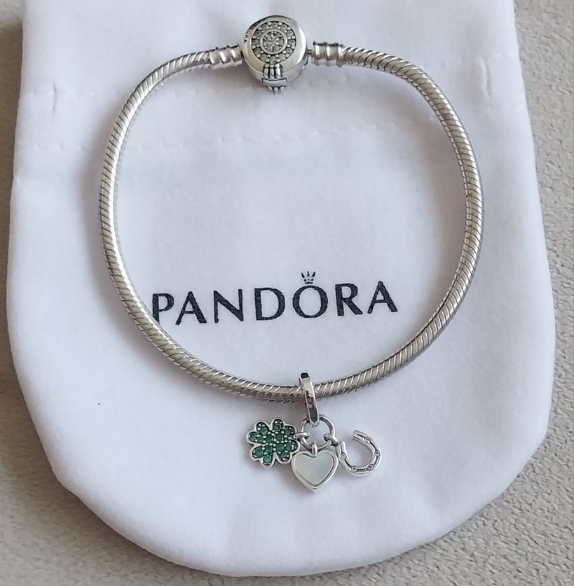 Dört Yapraklı Yonca, Kalp ve At Nalı Charm - Görsel 5