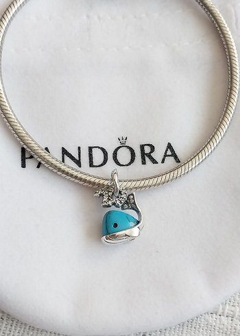 TURKUAZ RENKLİ BALİNA SALLANTILI CHARM - Görsel 2