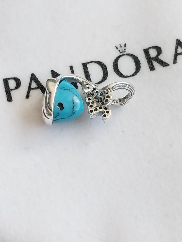 TURKUAZ RENKLİ BALİNA SALLANTILI CHARM - Görsel 3