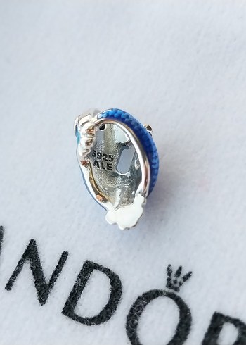 Metalik Mavi Geko Charm - Görsel 5