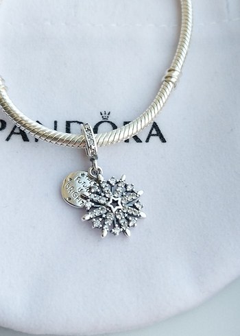 Işıltılı Havai Fişek Çift Sallantılı Charm - Görsel 2