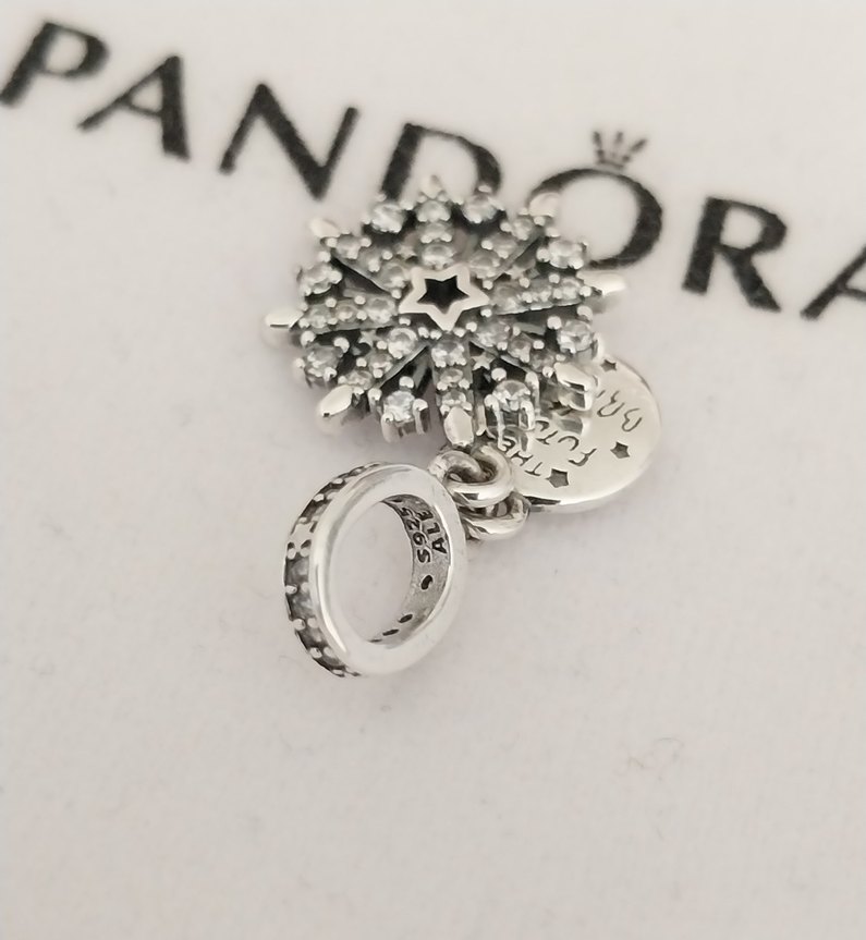 Işıltılı Havai Fişek Çift Sallantılı Charm - Görsel 4