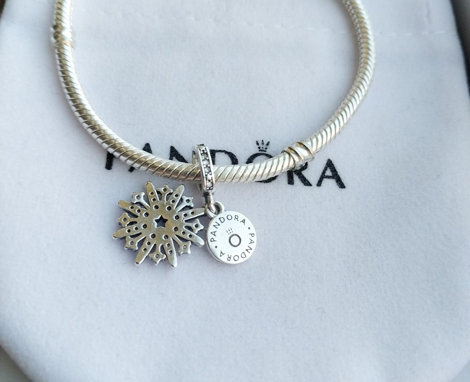 Işıltılı Havai Fişek Çift Sallantılı Charm - Görsel 3