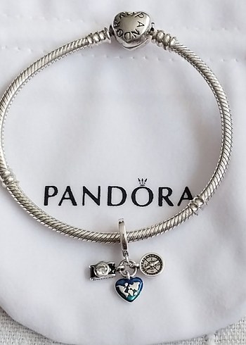 KAMERA, KALP VE PUSULA SALLANTILI CHARM - Görsel 4