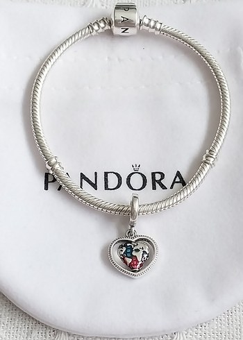 AİLE VE DÖNEN KÜRE KALP CHARM - Görsel 5