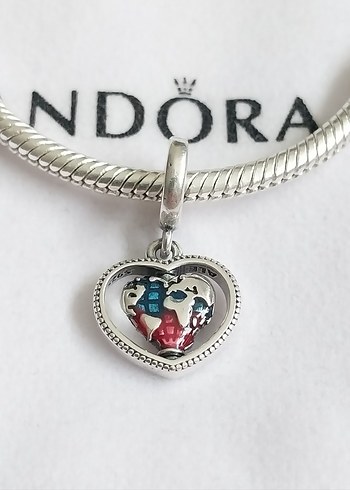 AİLE VE DÖNEN KÜRE KALP CHARM - Görsel 4