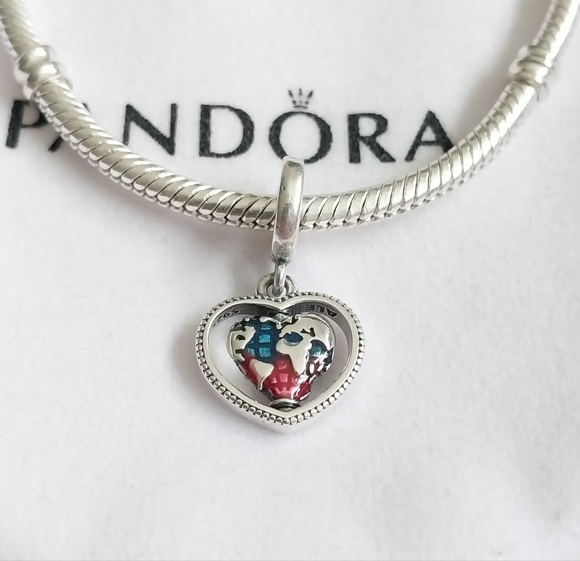 AİLE VE DÖNEN KÜRE KALP CHARM - Görsel 4