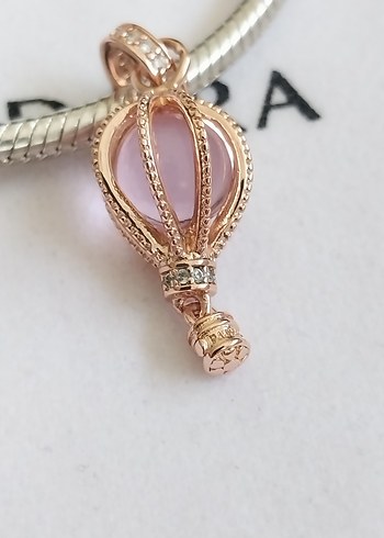 PEMBE SICAK HAVA BALONU CHARM - Görsel 4