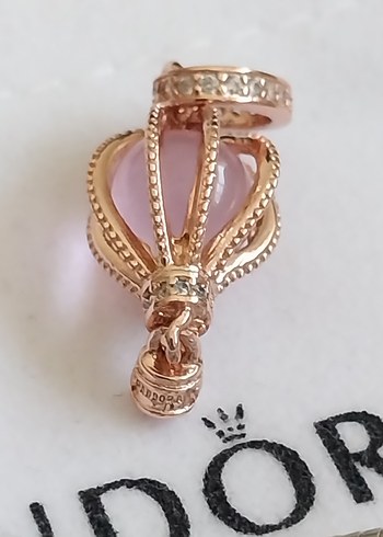 PEMBE SICAK HAVA BALONU CHARM - Görsel 3