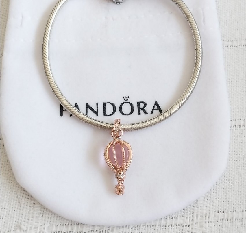 PEMBE SICAK HAVA BALONU CHARM - Görsel 2