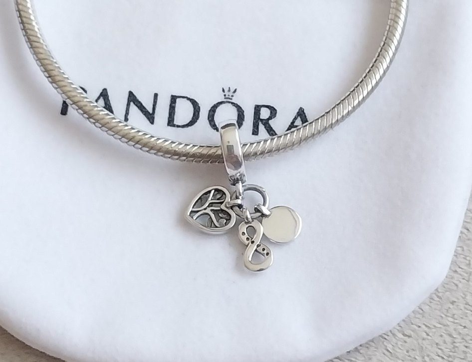 Sonsuz Aile Sevgisi Üçlü Sallantılı Charm - Görsel 3