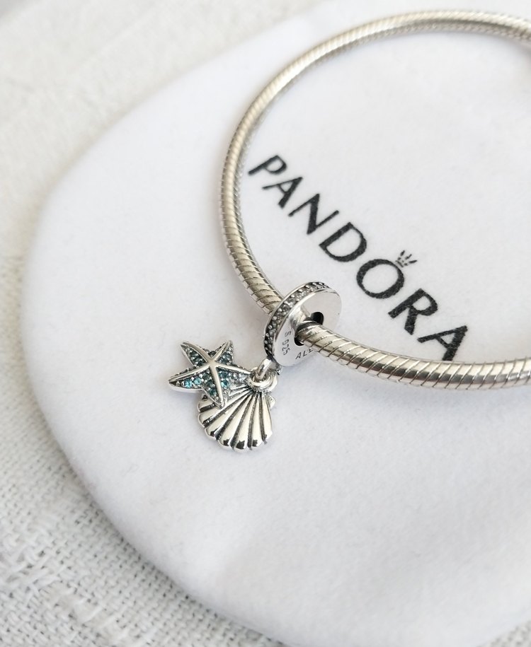 TROPİKAL DENİZ YILDIZI VE DENİZ KABUĞU SALLANTILI CHARM - Görsel 2