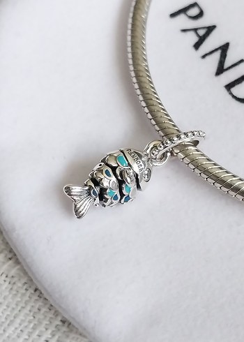 MAVİ PULLU BALIK CHARM - Görsel 2