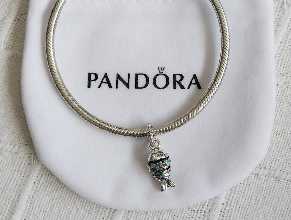 MAVİ PULLU BALIK CHARM - Görsel 4