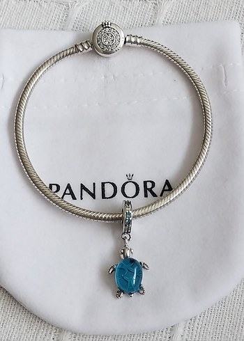 Murano Camı Deniz Kaplumbağası Sallantılı Charm - Görsel 4