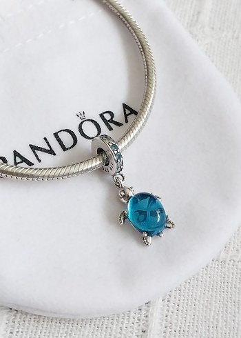 Murano Camı Deniz Kaplumbağası Sallantılı Charm - Görsel 3
