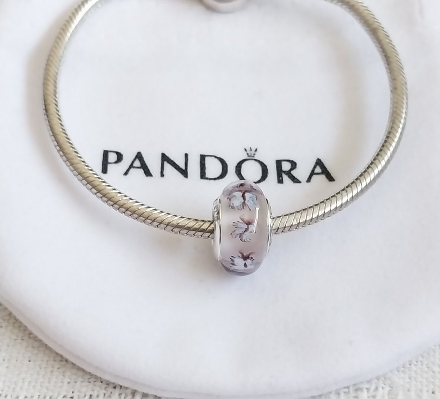 Tatlı Kelebekler Murano Cam Charm - Görsel 4