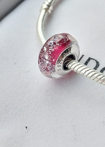 FANTASTİK PEMBE MURANO CHARM - Görsel 3