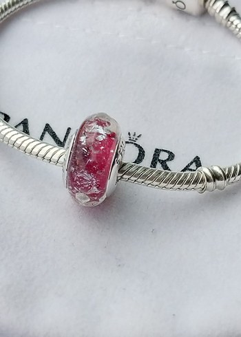 FANTASTİK PEMBE MURANO CHARM - Görsel 5