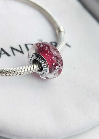 FANTASTİK PEMBE MURANO CHARM - Görsel 2