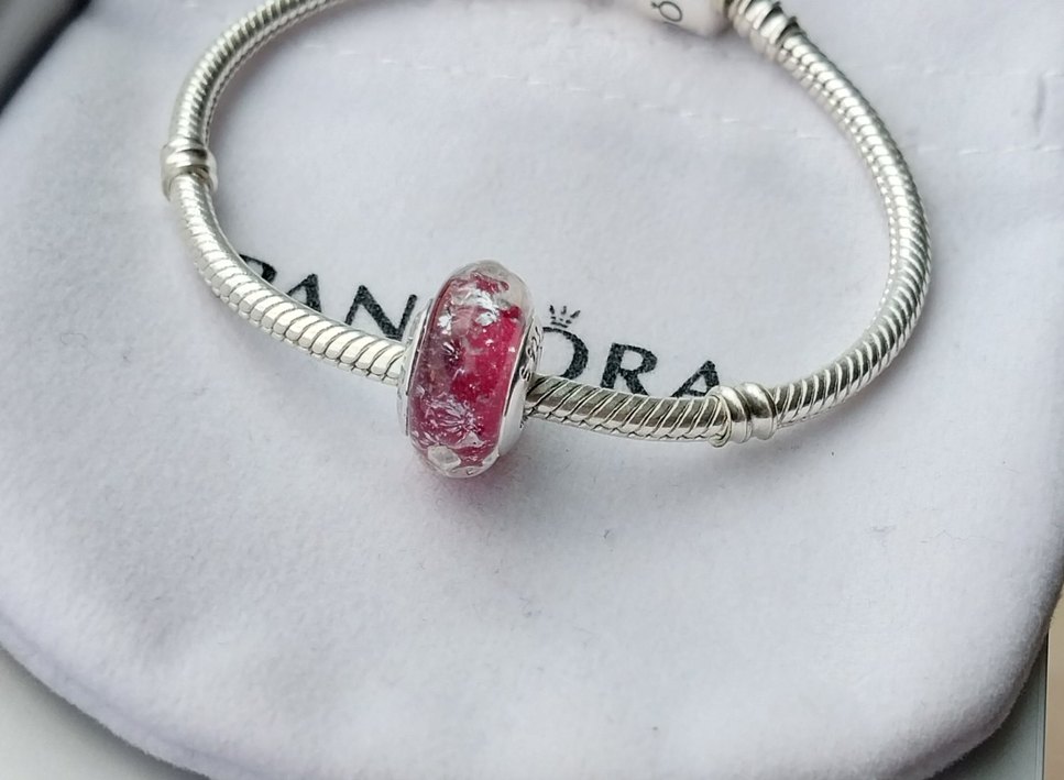FANTASTİK PEMBE MURANO CHARM - Görsel 5