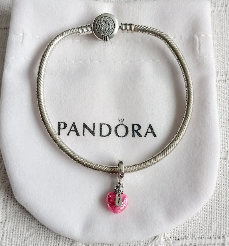 AŞK İKSİRİ MURANO CAM KALP SARKAN CHARM - Görsel 5